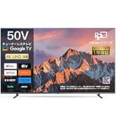FPD チューナーレステレビ 50V型 4K Google TV ネット Amazon | FPD チューナーレステレビ 55V型 4K Google TV ネット動画